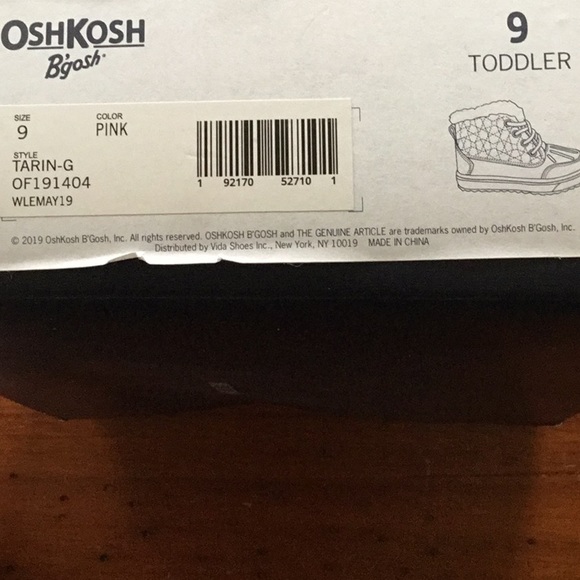 LAST OSHKOSH B’GOSH TARIN Boot Sneaker Toddler 8 - Picture 7 of 9